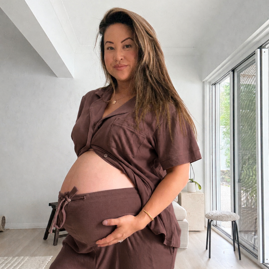 3-Piece Maternity Pyjama Set (Top, Shorts & Pants)