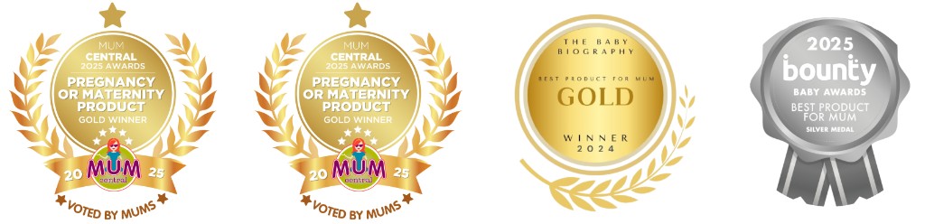 Sleepybelly awards: Mum Central 2025 Gold, The Baby Biography 2024 Gold, Bounty Baby Awards 2025 Silver